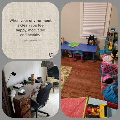 Let's get those work at home spaces clean!