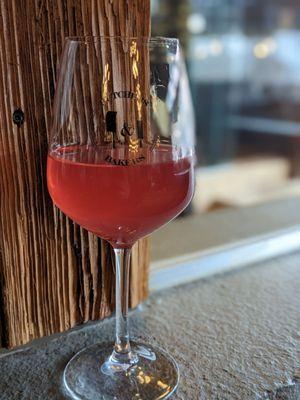 Blackberry mimosa - delicious!