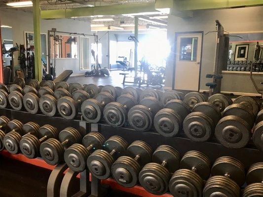 Dumbbells at Ascent Fitness Location!