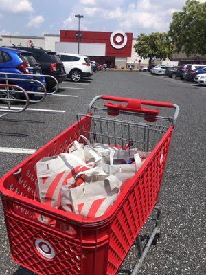 Target is getting ready for the plastic bag ban...