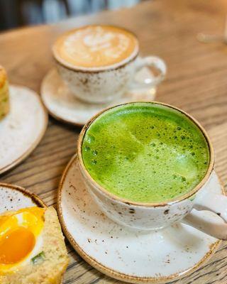 Matcha latte food ig: @eat_with_lily