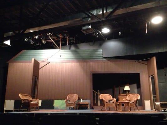 Sneak peek of the set for 'Vanya and Sonia and Masha and Spike' show opens Sept 12!!!!