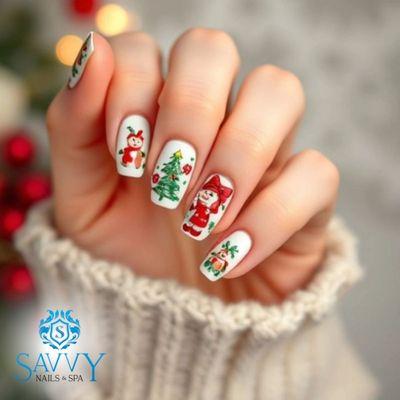 Christmas Magic at Savvy Nails & Spa!