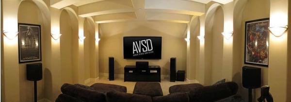 AVSD - Home theater design for customers second home in Las Vegas