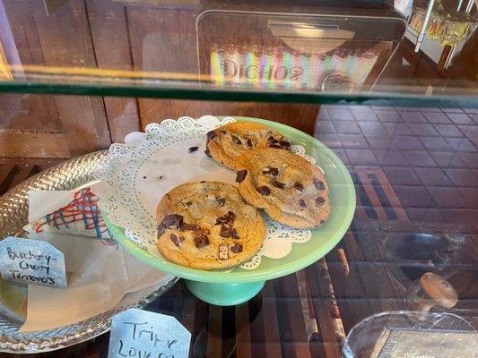 Yes, a cookie please! And warmed