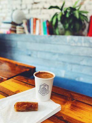 Baklava and Balkan coffee