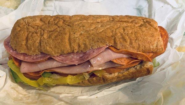 Ham and salami sub.