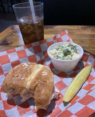 Country Club with a side of Broccoli Salad