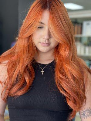 copper hair