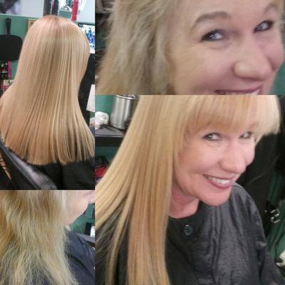 Lasio keratin .smooth hair for months!