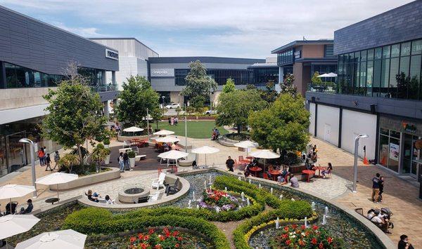 A very scenic outdoor space next to the revamped food court.