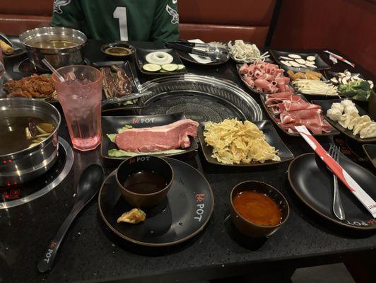 Hot pot and grill