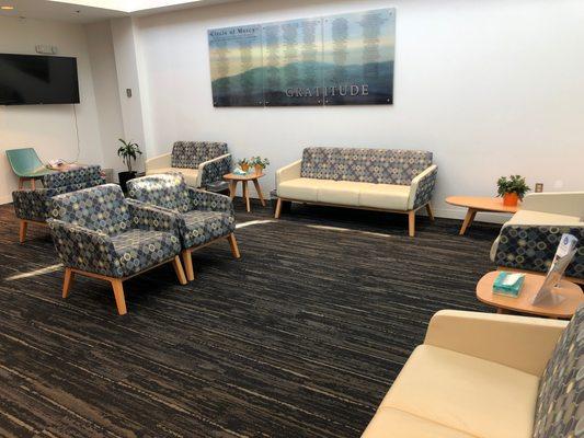 Tepeyac OB/GYN waiting room.