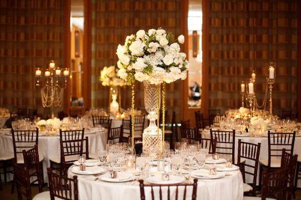 Our three different centerpieces created a trio of dreaminess.