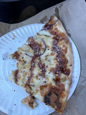 BBQ Chicken White Pizza