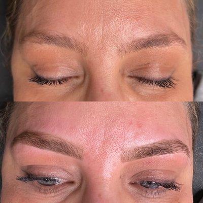 Brow wax & tint by Katrina.