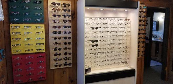 Eyeglass boutique features Kate Spade, Ray Ban, Fossil, Harley Davidson, Vera Bradley, Banana Republic and Silhouette