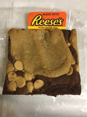 Peanut Butter Brookie with Reese's chips