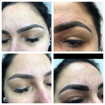 Big beautiful brows #bigbrows #boldbrows #microblading