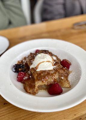 Warm Apple Crumble.