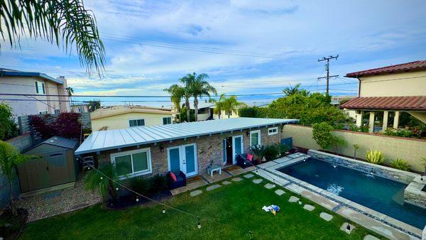 Roof metal on Redondo beach