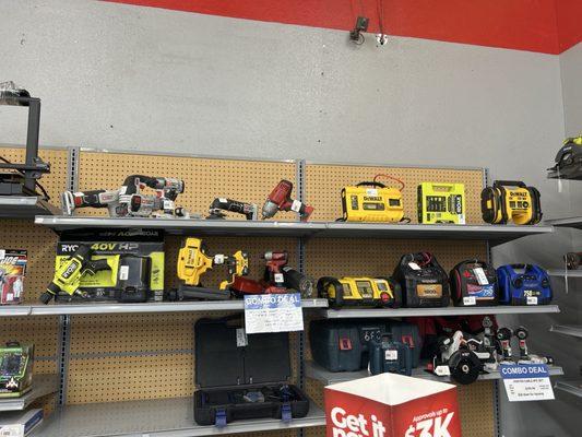 Great selection on tools