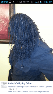 Arabella Huntsville salon 
 Handmade human hair dreadlock extensions