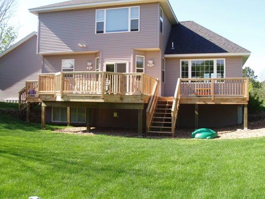 Cedar deck