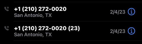 The 24 Times I Called