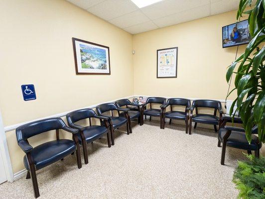 Interior lobby photo of our Fontana Dental Office.