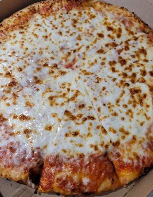 Cheese pizza ready in 3 minutes!