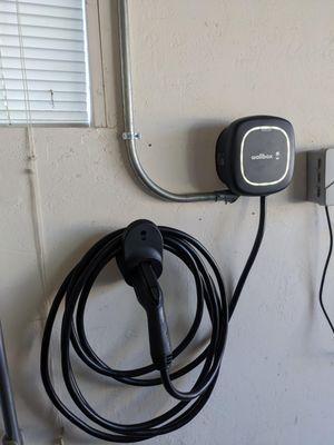 New Wallbox Level 2 EV charger in my garage.