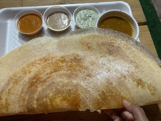 Podi masala dosa