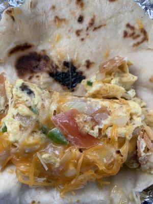 Chilaquiles Breakfast taco