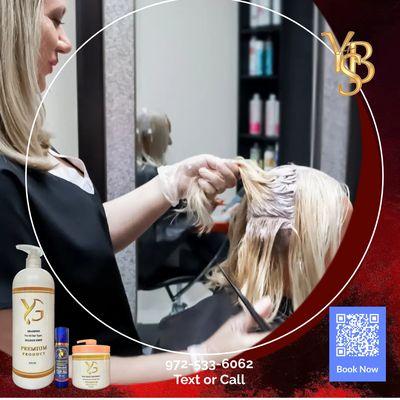 "Get Your Dream Blonde, Damage-Free at Yana Salon! 
Dallas, TX 972533-6062
#HealthyBlonde #YanaBeautySalon