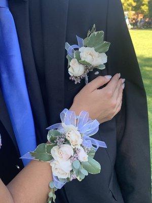 Corsage and boutonnière