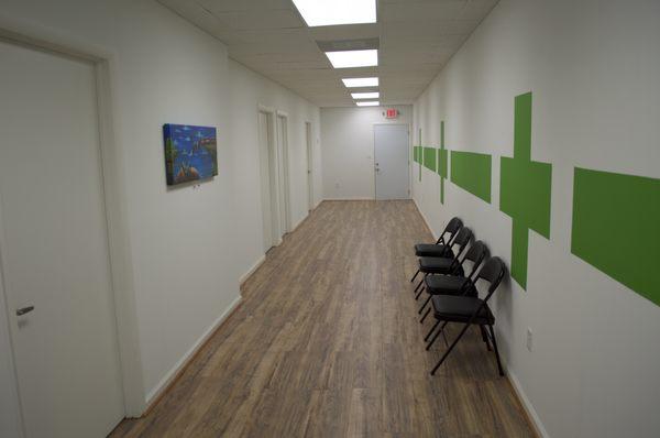 Marijuana Doctor Lake Worth clinic hallway