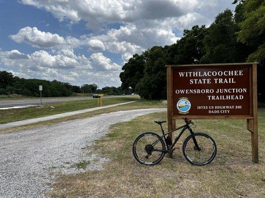 WST Trailhead - Owensboro Junction - Dade City FL -  Southern Terminus