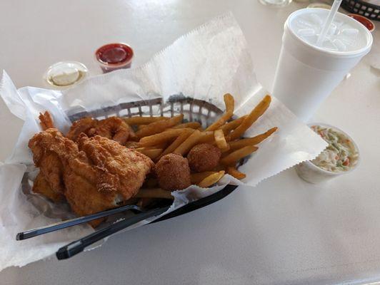 Fish and shrimp basket