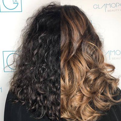 #beforeandafter balayage with Loreal Professienel products. Happy client happy life!