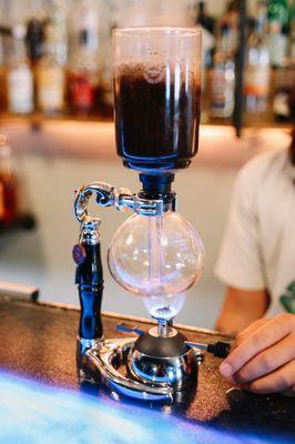 Syphon Brewed coffee