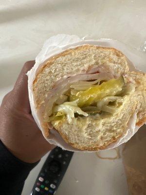 Turkey sandwich