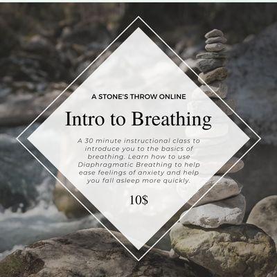 Join one of our ONLINE breathing classes for a breath of fresh air!