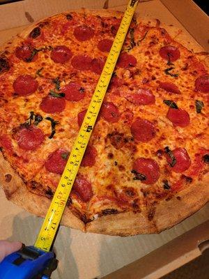 18inch pizza???