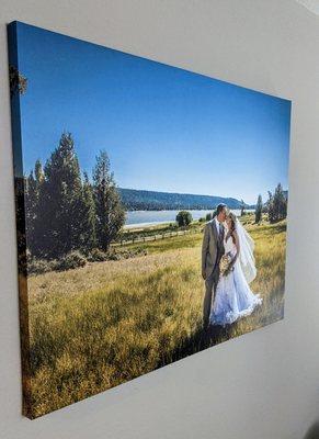 Wedding Gift on a Canvas Print for Eastvale home