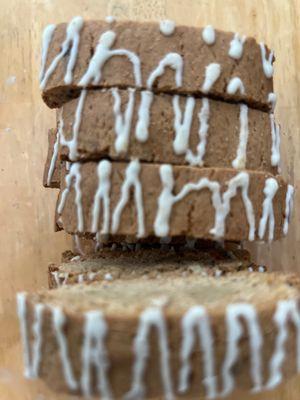 Mini maple walnut biscotti