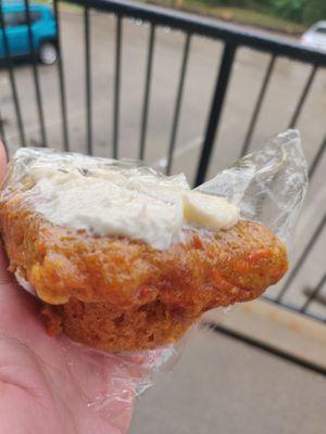 Carrot cake muffin