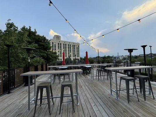 Upstairs patio