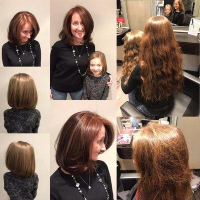 Mother daughter hair transformations!