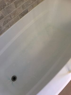 Tub before